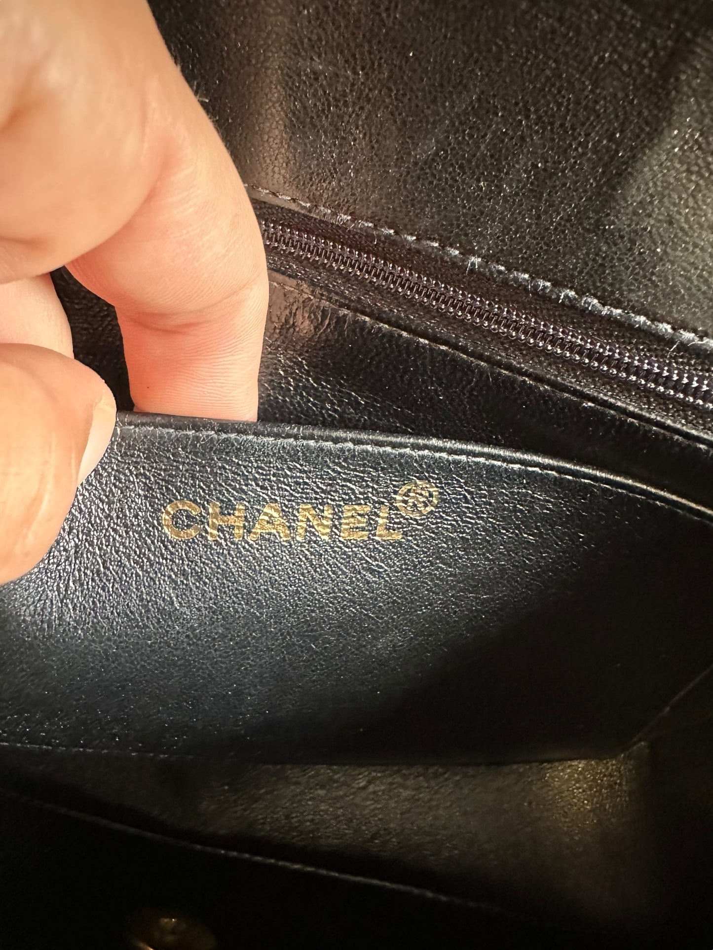 Chanel borsa vintage in pelle