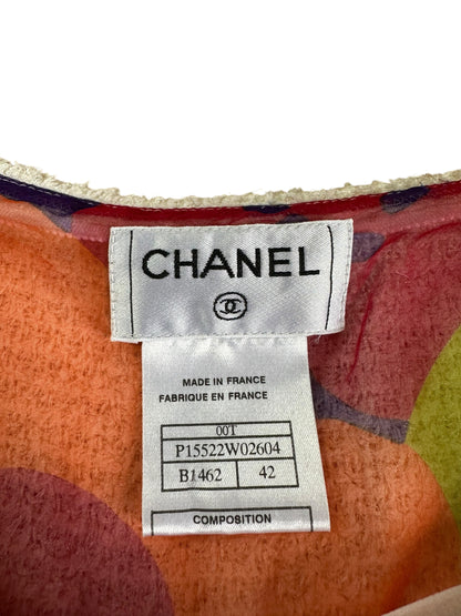 Chanel gonna vintage con stampa (XL)