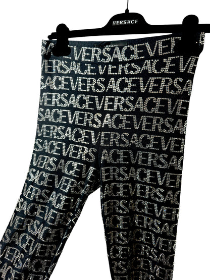 Versace leggins con cristalli (36)