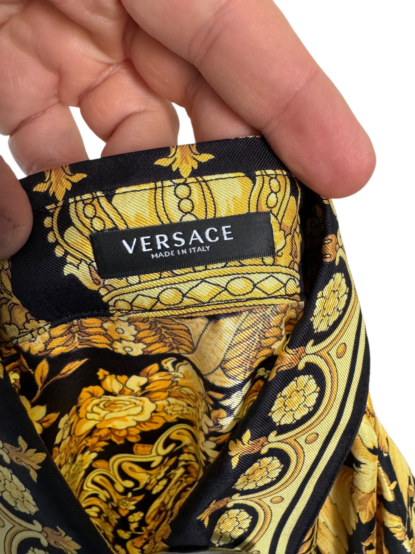 Versace camicia in seta barocca (36)